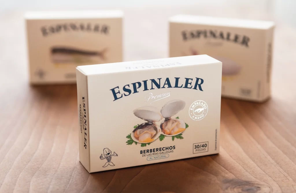 Espinaler Premium Canned Berberechos Natural