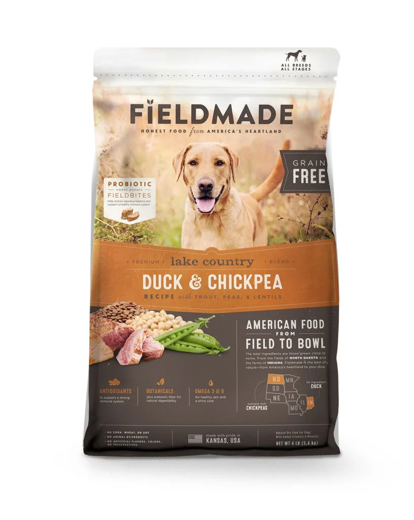 Fieldmade Dog Food Duck Chickpea Grain Free Natural