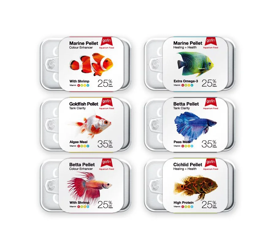 Fish Food Pellets Aquarium Color Enhancer