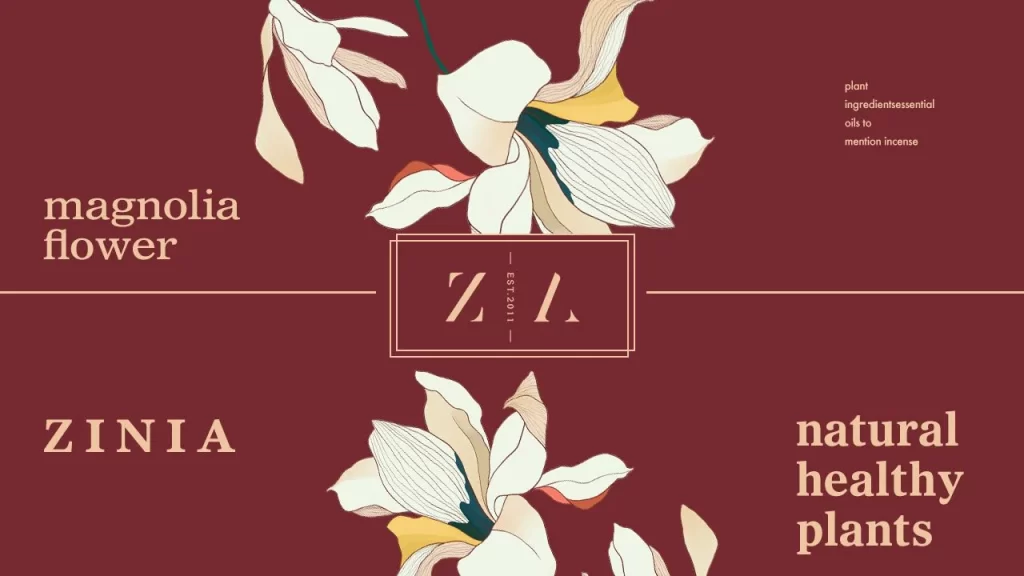 Flower Packaging Natural Healthy Plants Red White Elegant Design