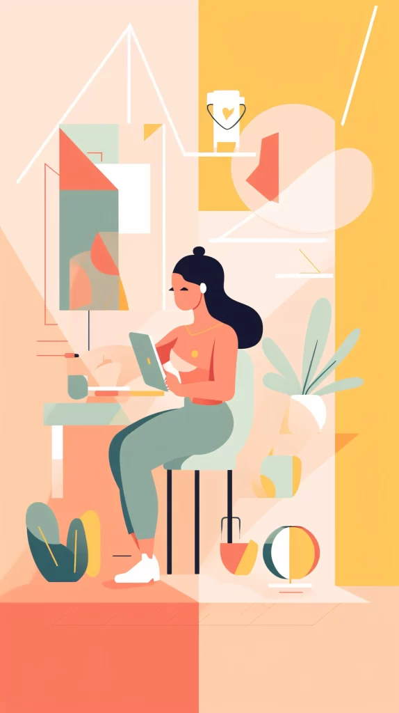 Freelancer Pastel Digital Abstract Modern