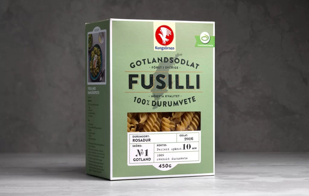 Fusilli Kungsohren Green White Vintage