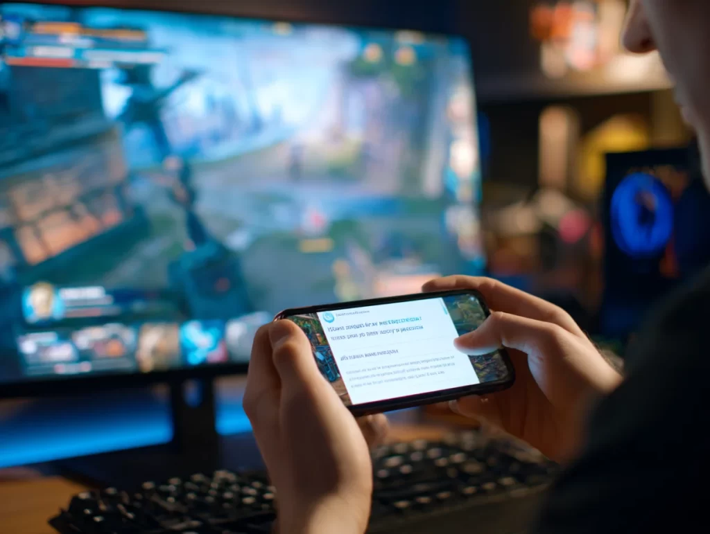 Gaming Screen Smartphone Interface