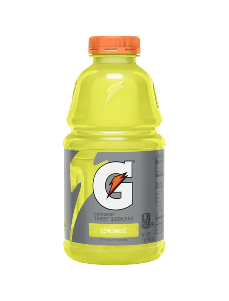 Gatorade Lemonade Bottle Nutrition Facts
