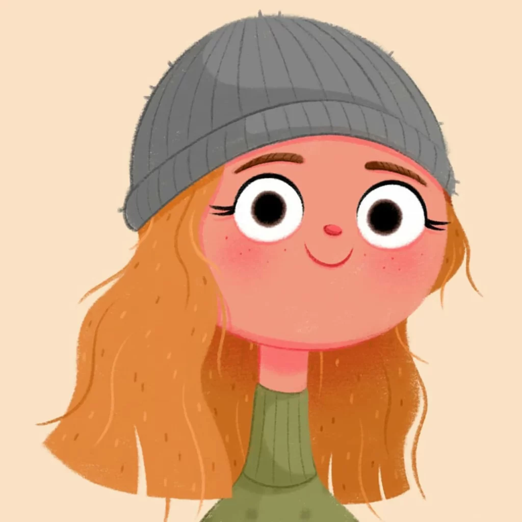 Girl Beanie Hair Eyes Smile Eleonore Pelluau