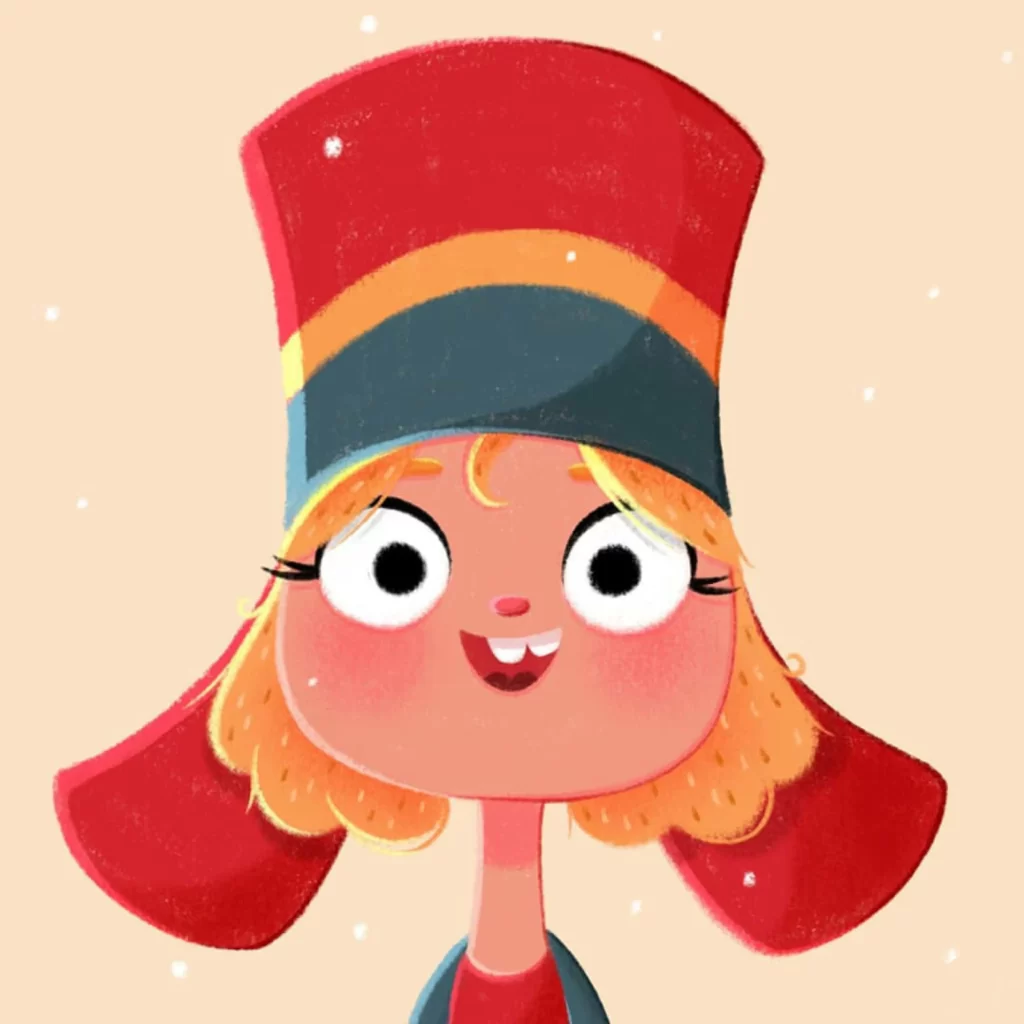 Girl Character Illustration Eleonore Pelluau