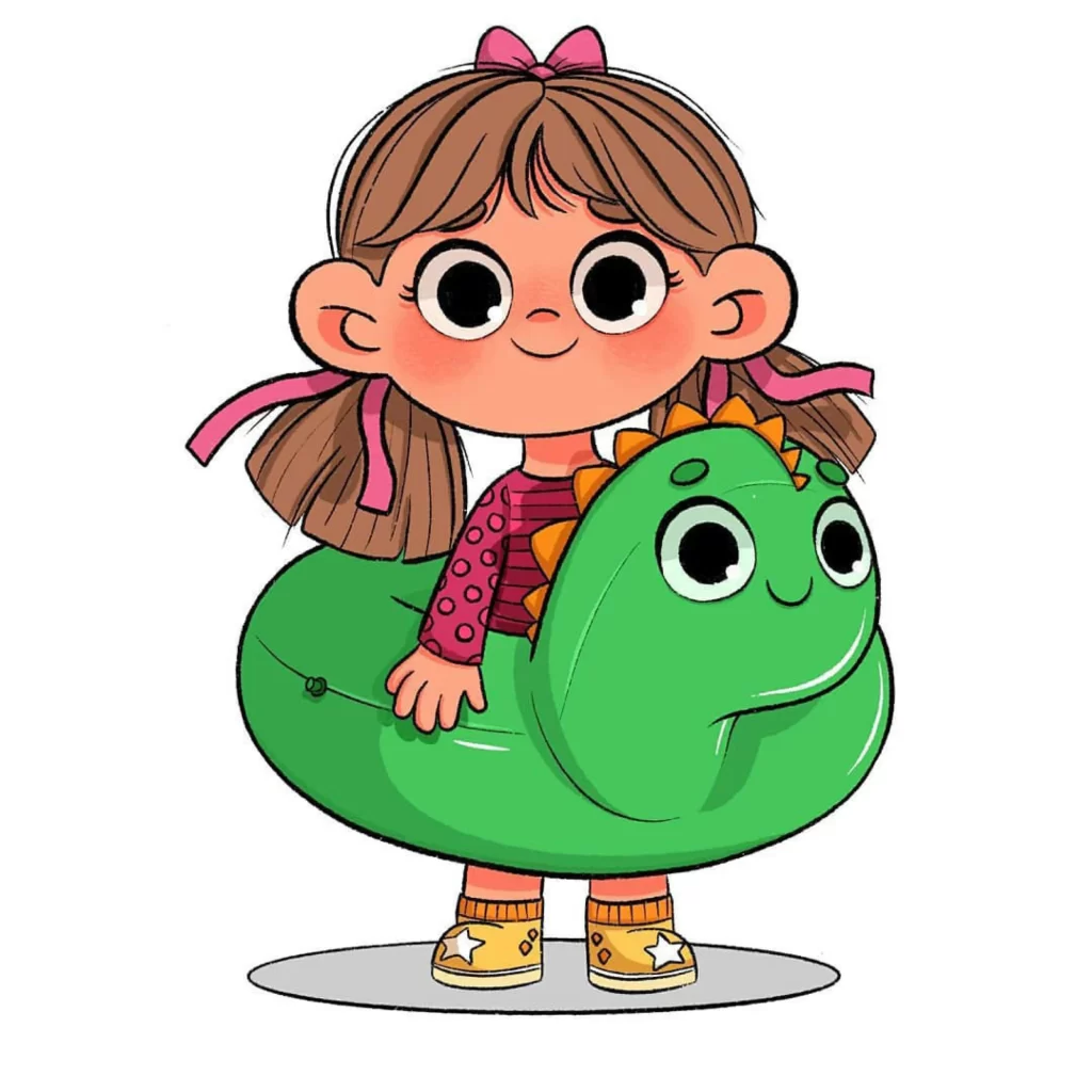 Girl Dinosaur Costume Toy Eleonore Pelluau