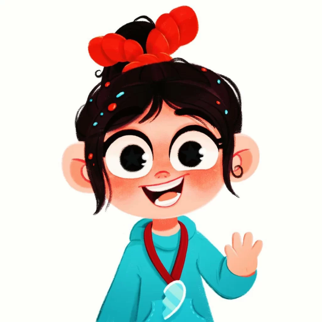 Girl Hair Bow Eyes Smiling Eleonore Pelluau
