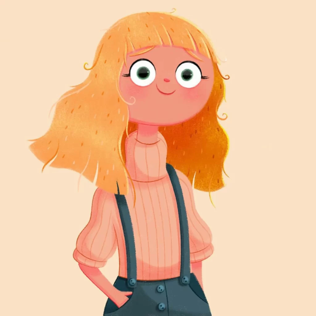 Girl Hair Clothing Expression Character Eleonore Pelluau