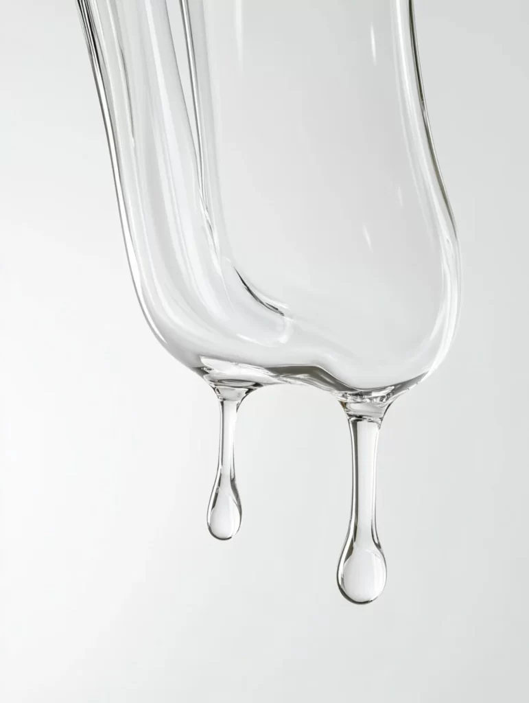 Glass Water Drops Reflections