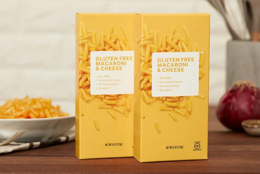 Gluten Free Macaroni Cheese Brandless Yellow Minimalist