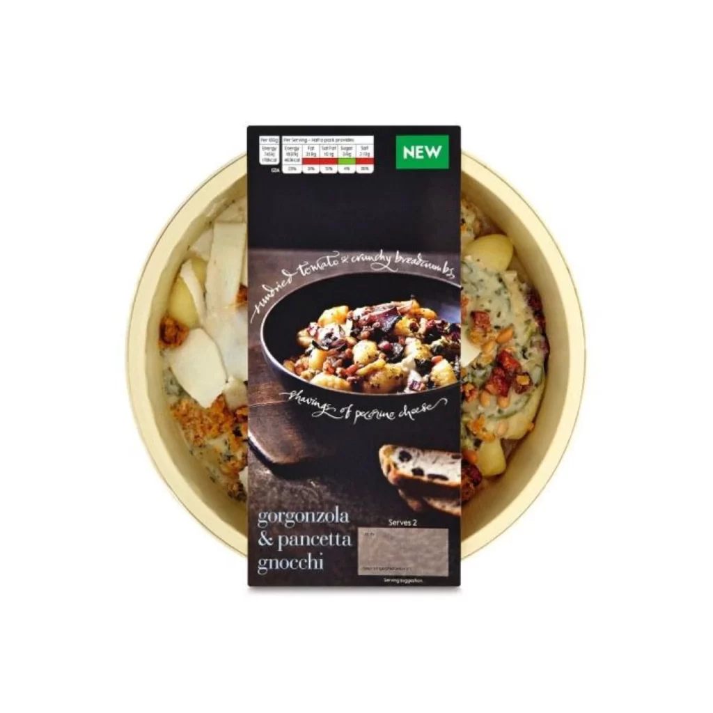 Gnocchi Waitrose Black White Green Elegant
