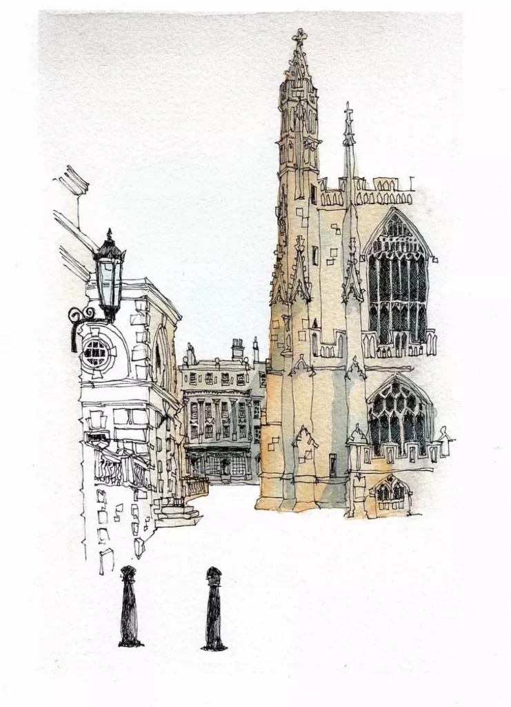 Gothic Architecture Cathedral Cityscape