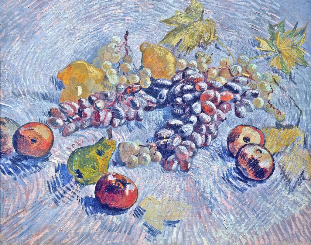 Grapes Lemons Pears and Apples Van Gogh