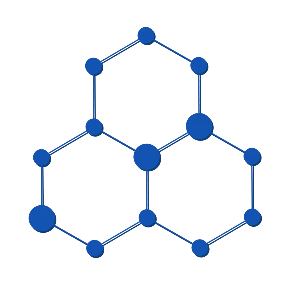 Graphene Hexagonal Lattice Carbon Atoms