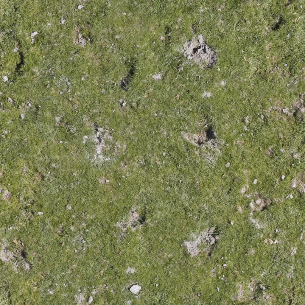 Grass Lawn Soil Patches