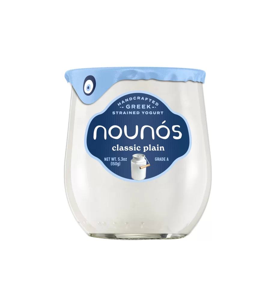 Greek Yogurt Strained Handcrafted Plain Nounos