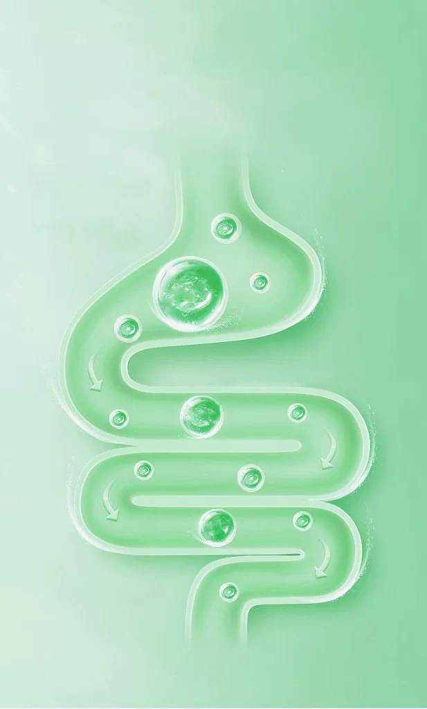 Green Abstract Liquid Flowing Tubes