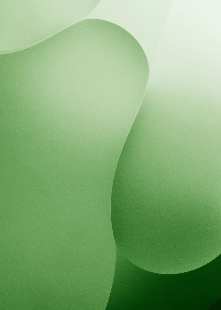 Green Abstract Shapes Gradient Background