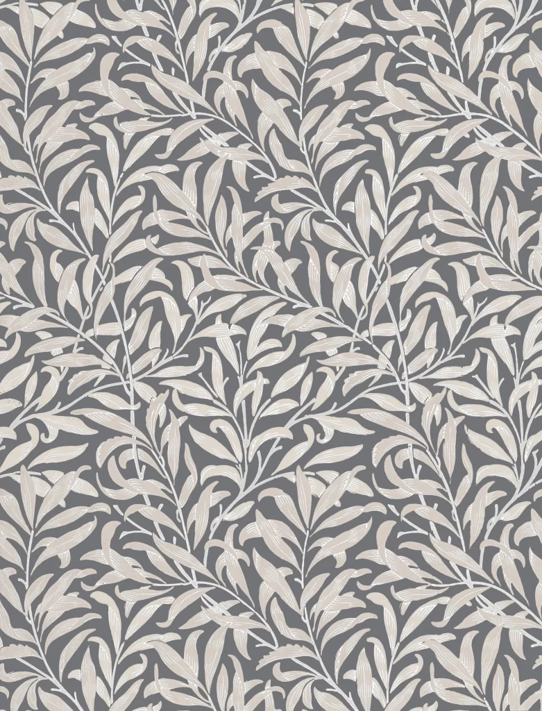 Grey Willow Branches Vintage William Morris