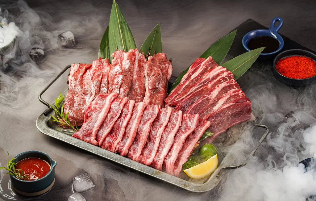 Grilled Beef Ribs Sizzle Smoke
