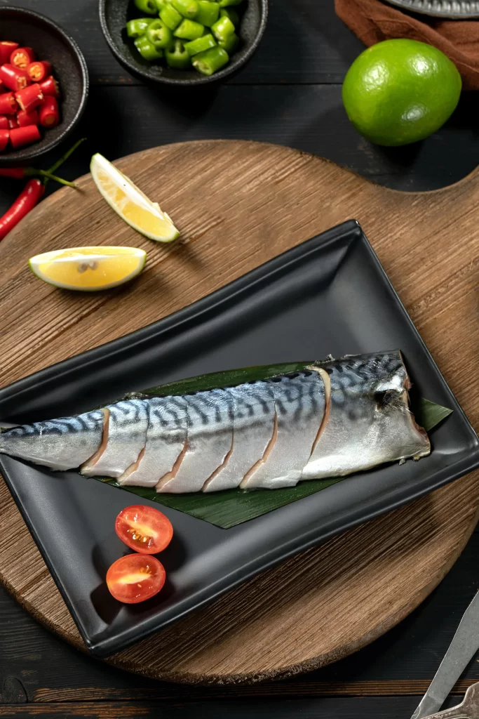 Grilled Salmon Char Marks Sizzle Juices