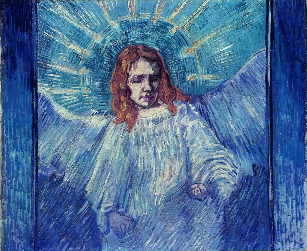 Half-Figure of an Angel Van Gogh