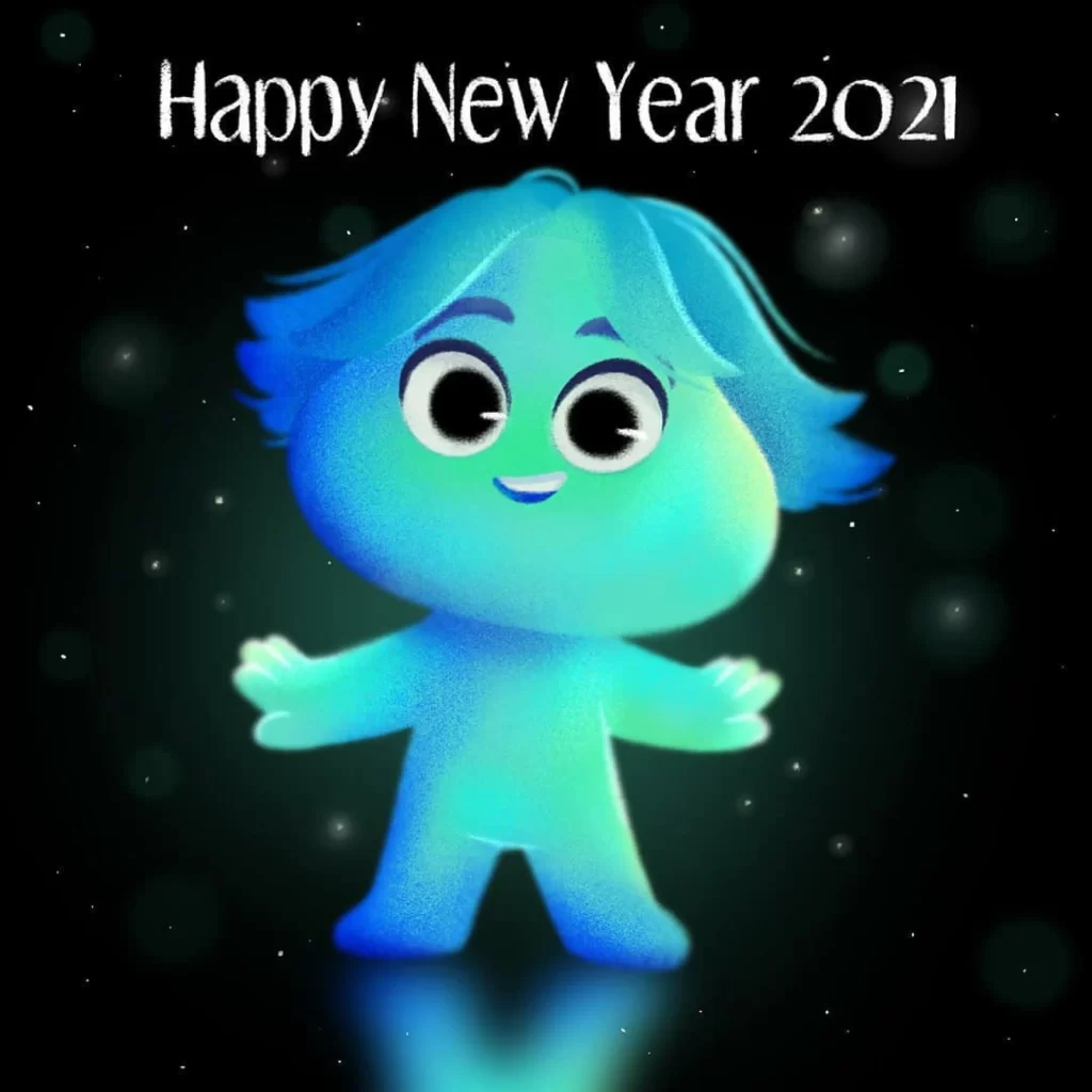 Happy New Year 2021 Character Eleonore Pelluau