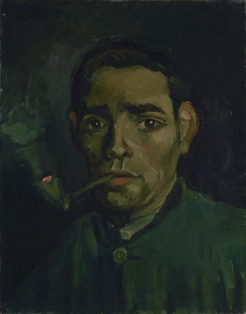 Head of a Man with Pipe Van Gogh
