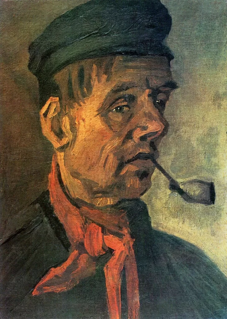 Head of a Peasant with a Pipe Van Gogh