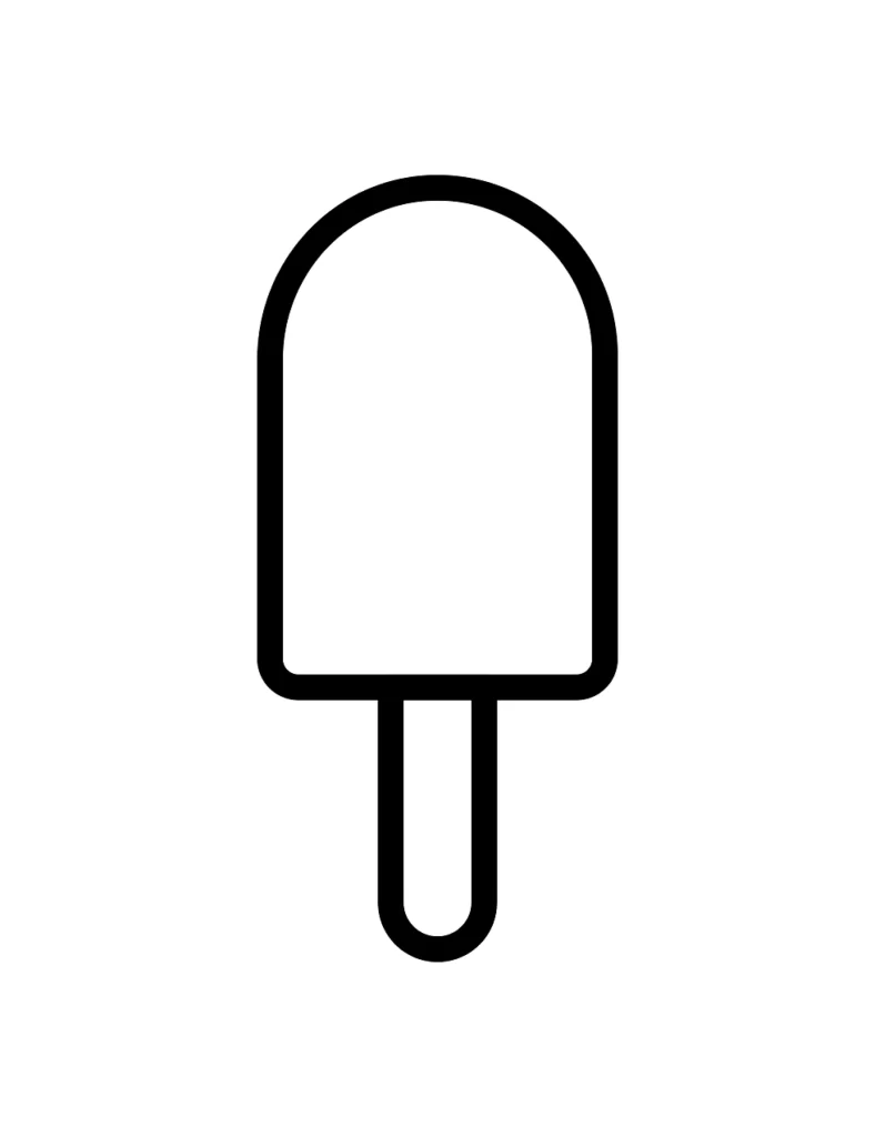 Ice Cream Popsicle Stick