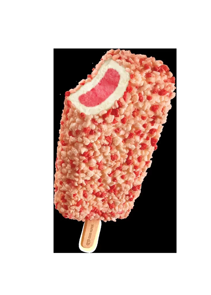 Ice Cream Strawberry Popsicle Dessert Sweet