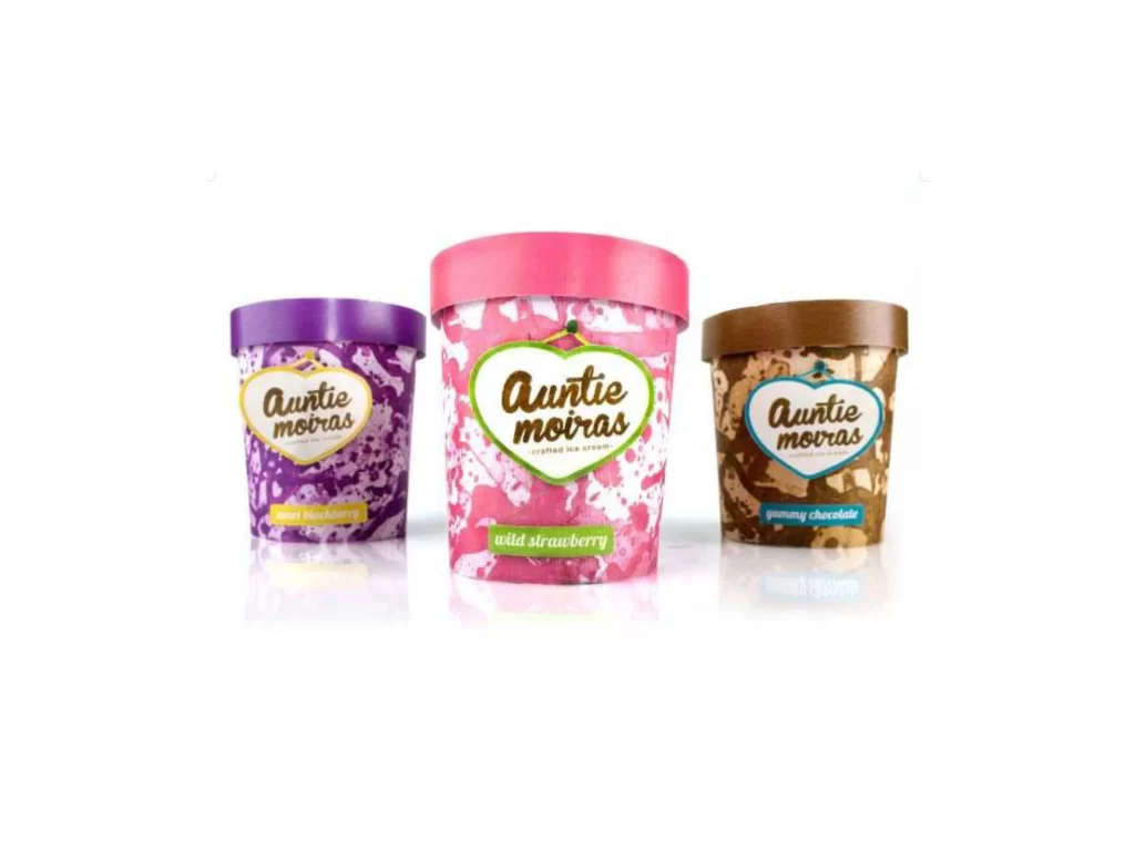 Ice Cream Vibrant Colorful Splatter Artistic