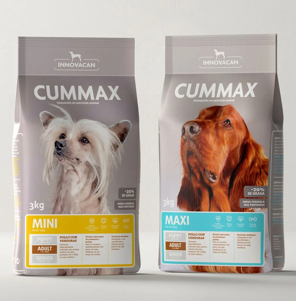 Innovacan Dog Food Chicken Vegetables Yellow Blue