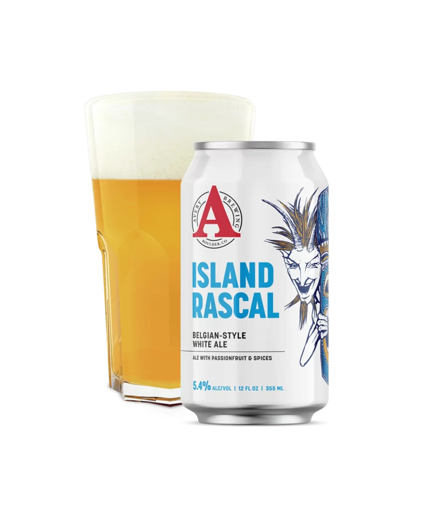 Island Rascal Beer Can Glass