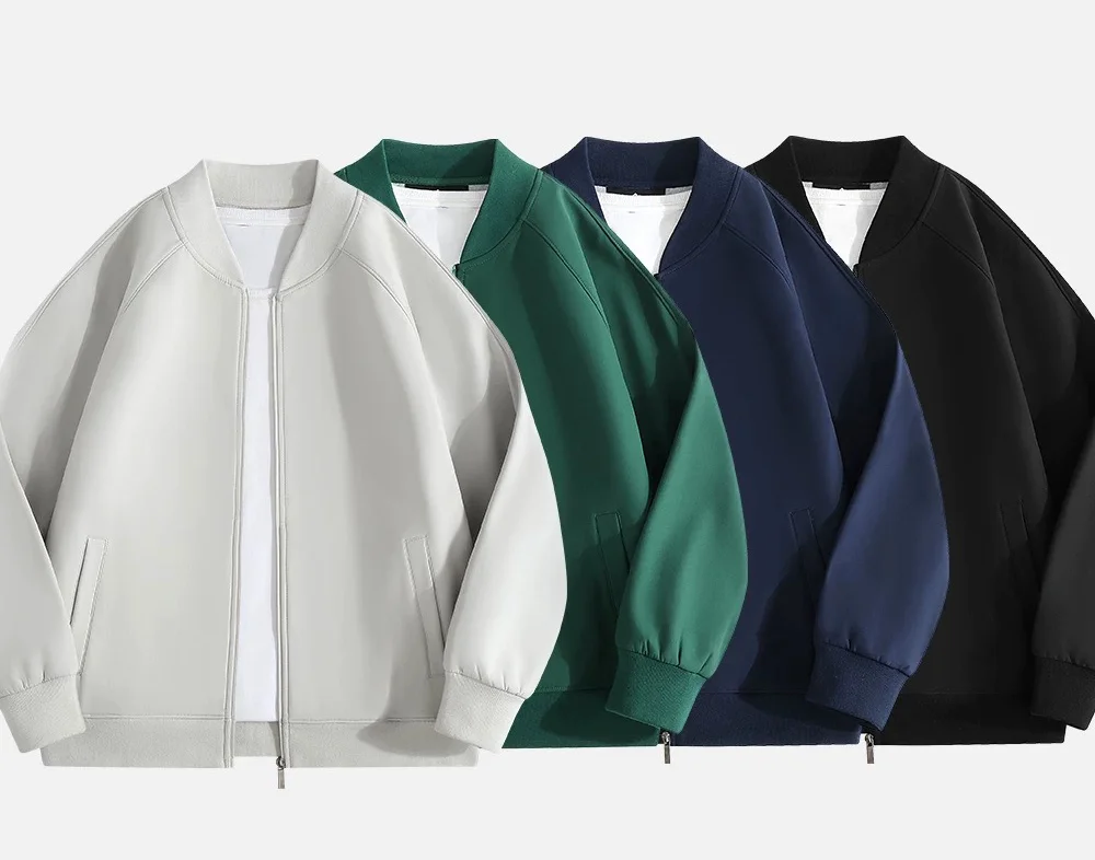 Jackets White Green Blue Black Casual
