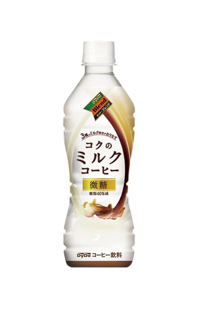 Japanese Beverage Milk Coffee Low Sugar DYDO Drink Bottle