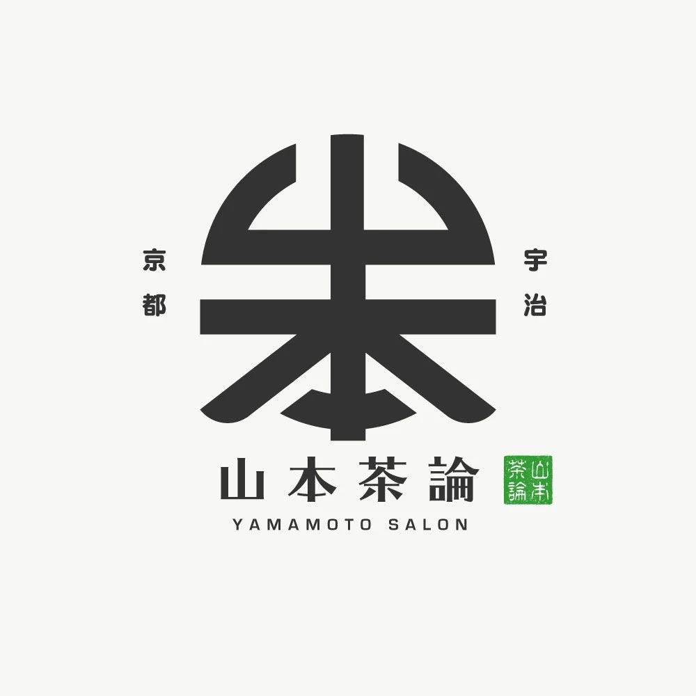 Japanese Salon Logo Black White Minimalist Design