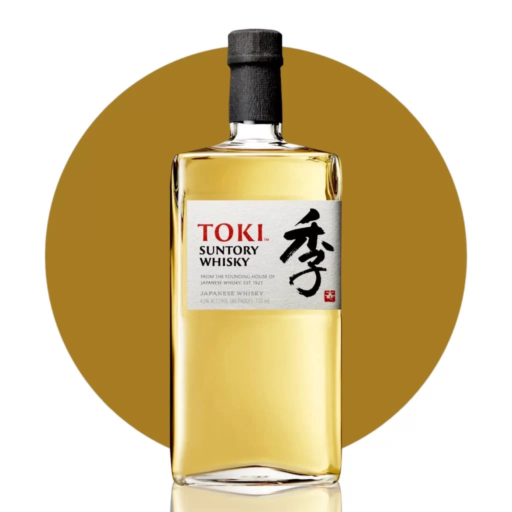 Japanese Whisky Bottle Label Design