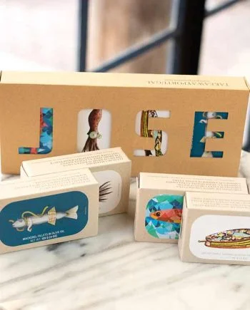 Jose Canned Fish Artistic Colorful Packaging
