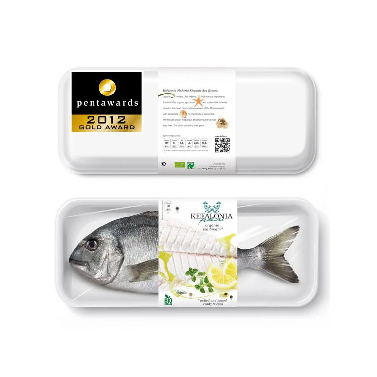 Kefalonia Sea Bream Organic Fish Packaging