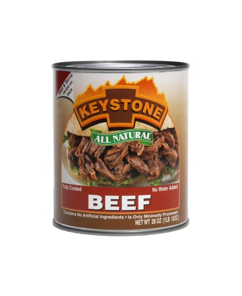 Keystone All Natural Beef Canned