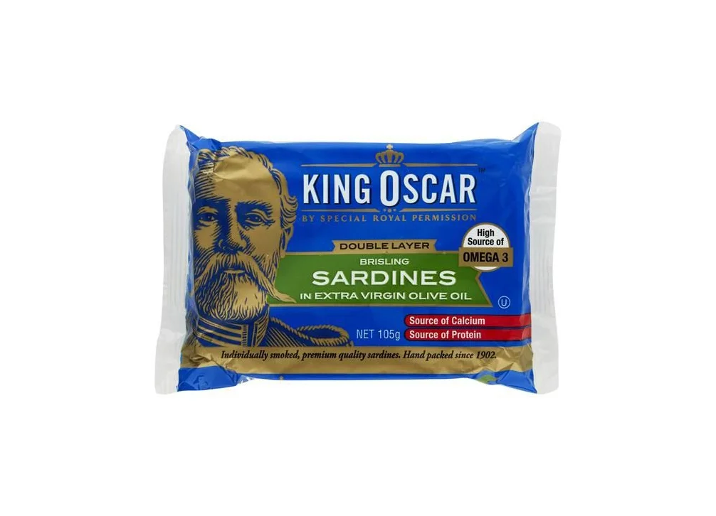 King Oscar Sardines Olive Oil Blue Gold