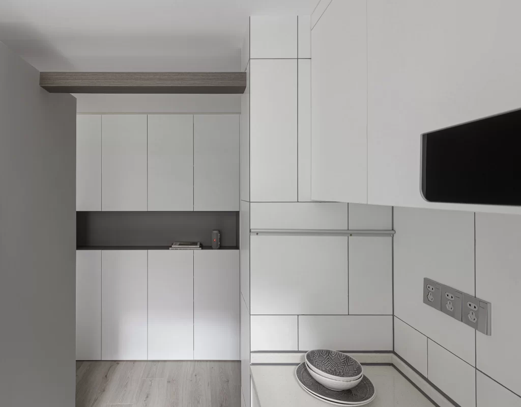 Kitchen Minimalist White Neutral Simple Functional
