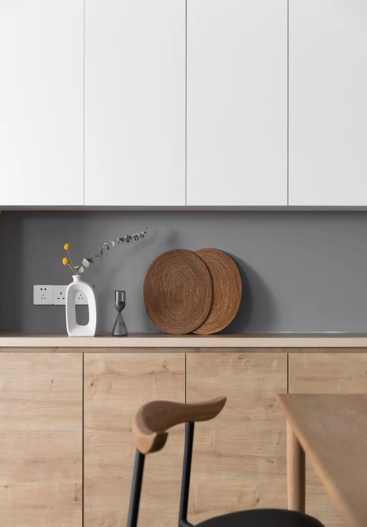 Kitchen Scandinavian Light Wood White Grey Natural Elements