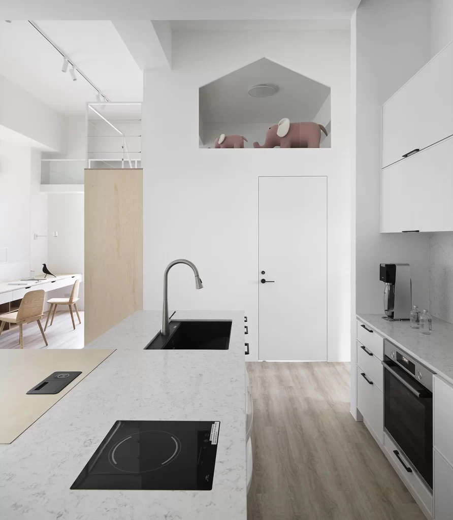 Kitchen Scandinavian White Neutral Light Wood