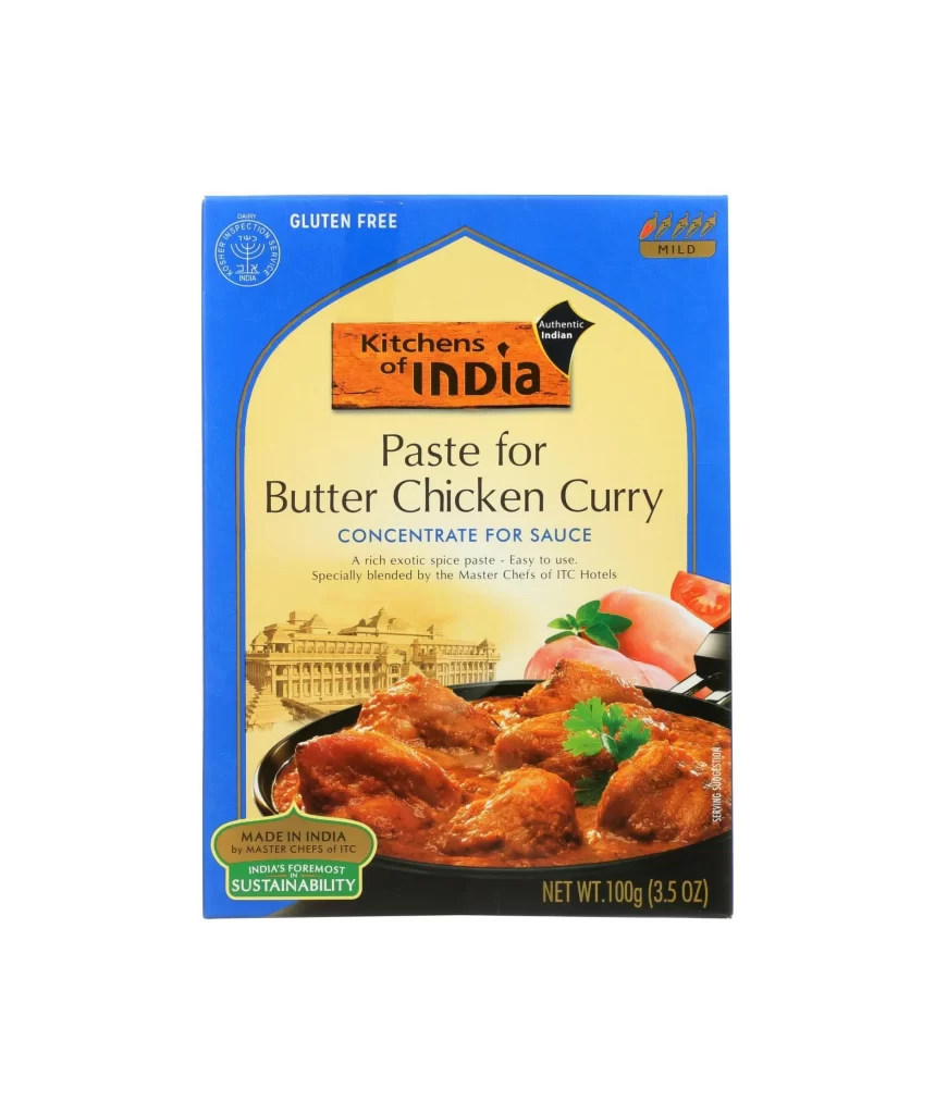 Kitchens of India Butter Chicken Curry Paste Gluten Free Mild