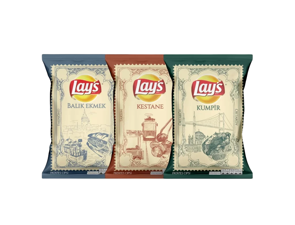 Lays Potato Chips Flavorful Illustration