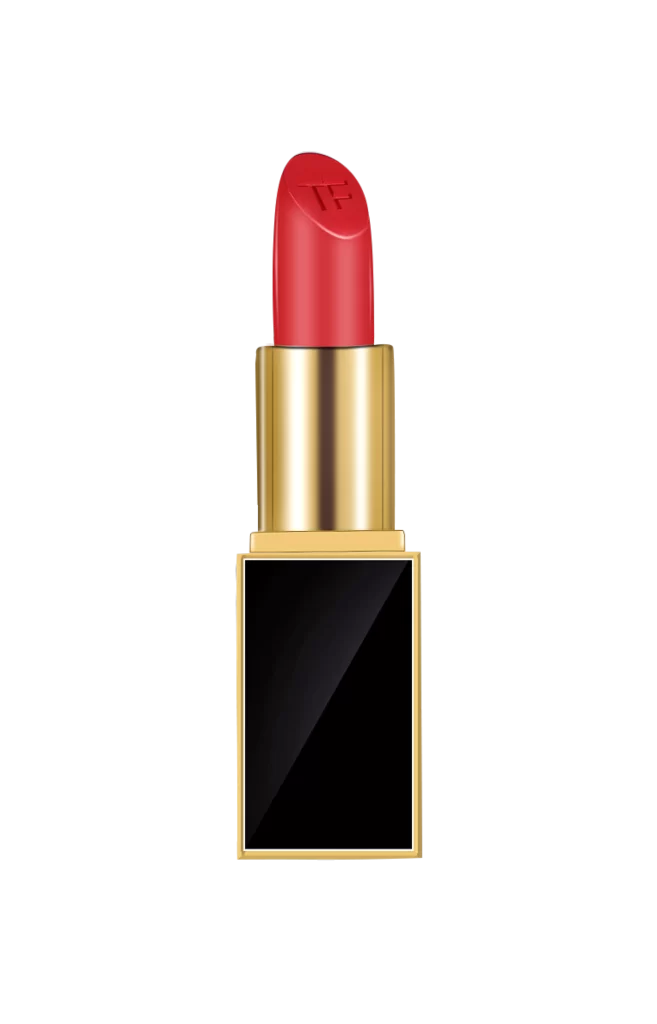 Lipstick Red Gold Black Packaging