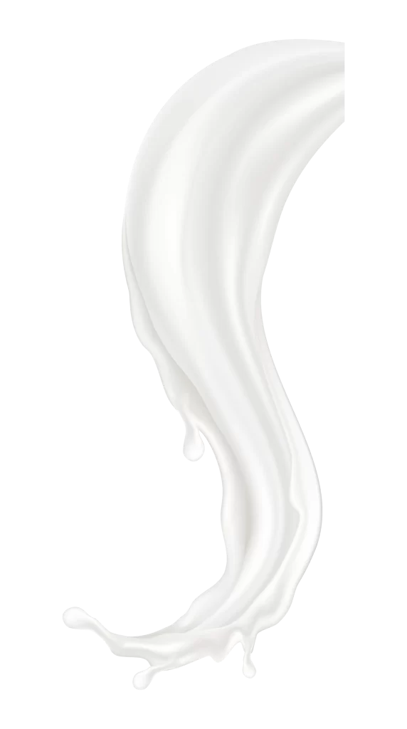 Liquid Flowing White Fluid